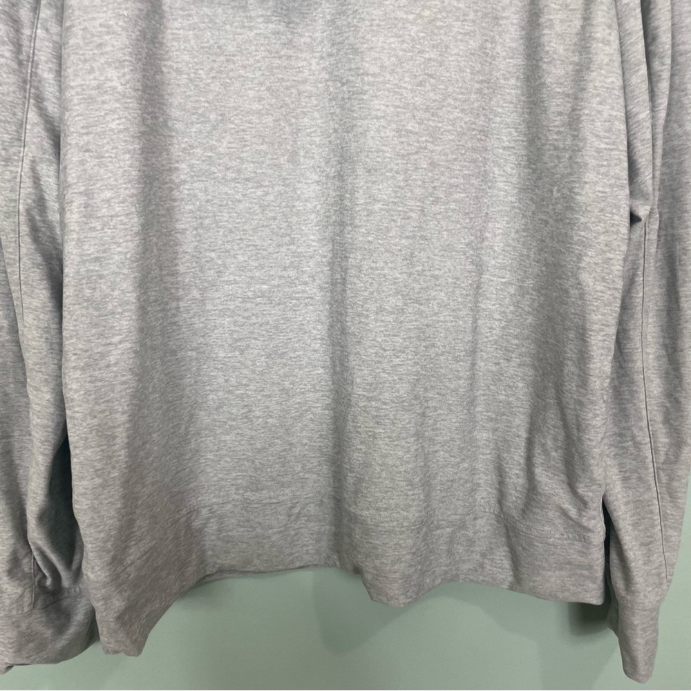Outdoor Voices Cloudknit Hoodie Lightweight Men Size Medium Light Gray Pullover - Picture 10 of 10